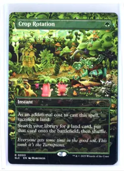 MtG SLC Crop Rotation #3 Borderless Encyclopedia Countdown Secret Lair - Image 1