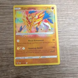 Pokemon TCG Zamazenta 102/185 Vivid Voltage Amazing Rare Holo Basic 110HP - Image 1