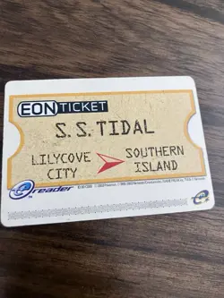 Pokemon Eon Ticket Promo E-Reader E Card Ruby & Sapphire GBA 2003 - Image 2