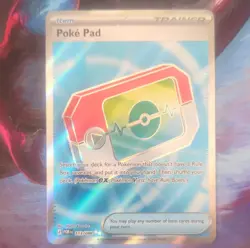 Pokemon Poke Pad Trainer Item Card POR 113/088 Foil Holo English TCG - Image 1