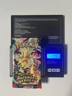 Extremely Heavy 22.91g Pokemon Ascended Heroes Booster Pack Potential God PackU! - Image 1