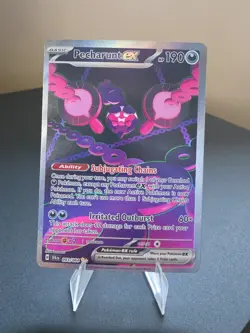 Shrouded Fable Pecharunt ex 093/064 Special Illustration Rare Pokemon NM/M - Image 1