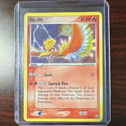 Pokemon Ho-Oh Cosmos Holo Deck Exclusives Swirl Holo Rare 27/115 - Image 1