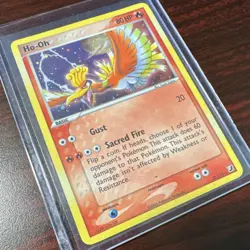 Pokemon Ho-Oh Cosmos Holo Deck Exclusives Swirl Holo Rare 27/115 - Image 3