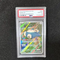 Pokemon Snorlax #051 SV Promo Holo PSA 10 Scarlet & Violet 2023 English - Image 1