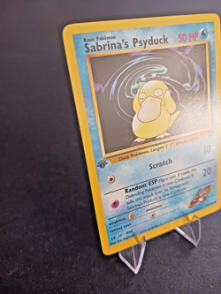 Sabrina’s Psyduck 99/132 Gym Challenge 1st Edition Vintage NM Never Played - Image 2