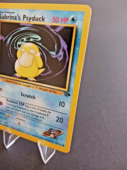 Sabrina’s Psyduck 99/132 Gym Challenge 1st Edition Vintage NM Never Played - Image 3