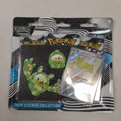 Pokemon TCG Black Bolt Tech Sticker Collection Blister (3 Packs) NEW - Image 1
