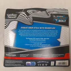 Pokemon TCG Black Bolt Tech Sticker Collection Blister (3 Packs) NEW - Image 5