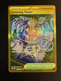 Pokemon Jamming Tower 243/182 Sv10: Destined Rivals Holo Pristine! - Image 1