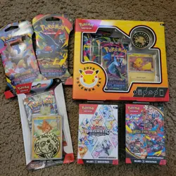 Pokemon Lot TCG Prismatic Evolutions Booster Bundle Mega Evolution Phantasmal - Image 1