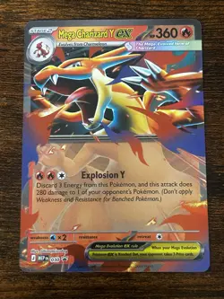 MEGA CHARIZARD Y EX 030 MEGA EVOLUTIONS POKEMON (PROMO, NM) - Image 1