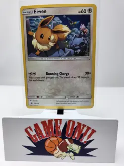Pokemon Eevee SM235 Black Star Promo Holo MP sc - Image 1