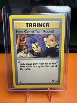Pokemon TCG Here Comes Team Rocket! 71/82 Team Rocket Regular LP Free Shipping! - Image 1