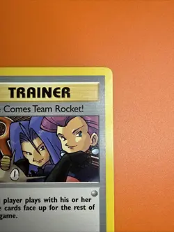 Pokemon TCG Here Comes Team Rocket! 71/82 Team Rocket Regular LP Free Shipping! - Image 5