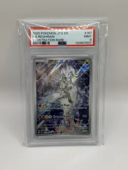 Pokemon TCG N's Reshiram 167/159 Journey Together IR Holo EN PSA 9 - Image 1
