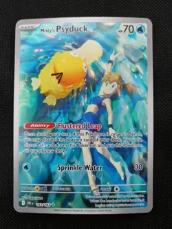 Misty's Psyduck 193/182 Illustration Rare NM Destined Rivals Pokemon Near Mint - Image 1