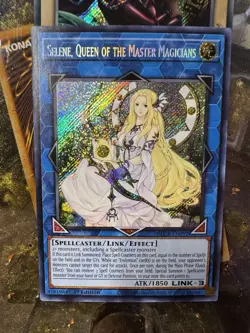 BLCR-EN092 Selene, Queen of the Master Magicians Secret Rare 1st Edition YuGiOh - Image 1