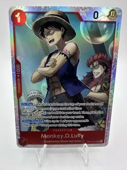 Monkey.D.Luffy OP14-014 SR - Foil - The Azure Sea’s Seven - One Piece - Image 1