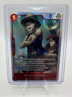 Monkey.D.Luffy OP14-014 SR - Foil - The Azure Sea’s Seven - One Piece - Image 3