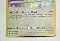 Pokemon Card TCG - Rayquaza 138/185 Amazing Rare Vivid Voltage “Near Mint” - Image 3