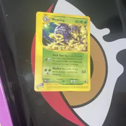Weezing 70/165 Rare Expedition Non Holo Pokemon Card - Image 1