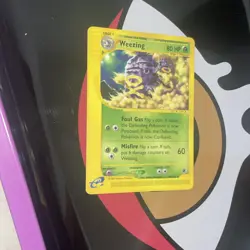 Weezing 70/165 Rare Expedition Non Holo Pokemon Card - Image 2
