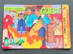 Pokemon Carddass Charmeleon, & Others NO.219 Anime collection Pokemon TCG Japan - Image 1