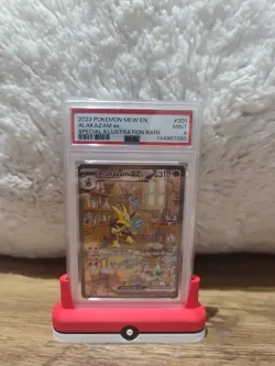 Pokemon TCG Alakazam EX Scarlet & Violet 151 Card 201/165 SIR English PSA 9📈💥 - Image 1