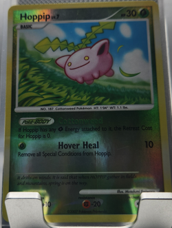 Pokemon Card – 2007 Hoppip Reverse Holo #90/132 – NM – Diamond & Pearl Era - Image 1