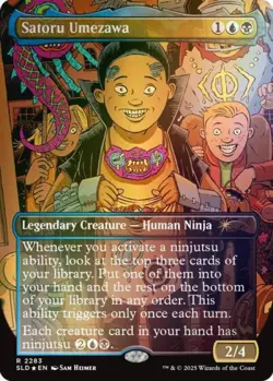 MTG - Satoru Umezawa (Rainbow Foil) - Secret Lair - Light Play - Foil - Image 1