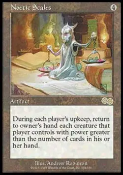 MTG - Noetic Scales - Urza's Saga - Light Play - Normal - Image 1