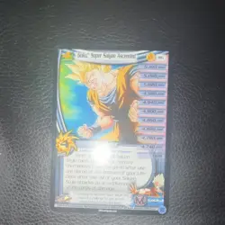 Dragon Ball Z TCG Goku Super Saiyan Ascended Personality Card Score 116 2003 - Image 1