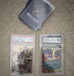 DBS Fusion World Graded Holo E32 and Mega Gengar with mystery cards - Image 1