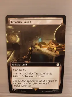Treasure Vault (Extended Art) Universes Beyond: Fallout Regular MTG NM - Image 1