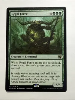 Regal Force - Magic the Gathering MtG - Duel Decks: Elves vs. Inventors - LP - Image 1