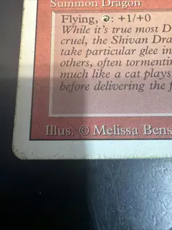 Shivan Dragon MTG Core Revised Edition - Image 5