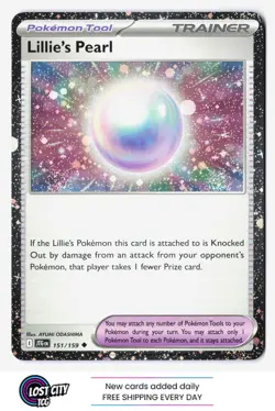Lillie's Pearl 151/159 - Pokemon Journey Together Promo COSMOS Holo Foil NM - Image 1