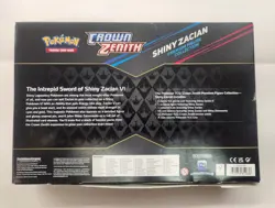 Pokemon Crown Zenith Shiny Zacian Premium Figure Collection Box 11 Booster Packs - Image 2