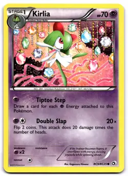 KIRLIA RC9/RC25 HOLO COMMON LEGENDARY TREASURES: RADIANT COLLECTION POKEMON NM - Image 1