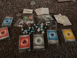Pokemon Lot Coins, Dice, Markers, Energy, Vstar, Dividers Must See - Image 1