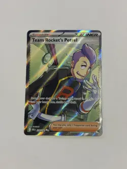 Team Rocket's Petrel 226/182 Pokemon SV10 Destined Rivals Ultra Rare Holo - NM - Image 1