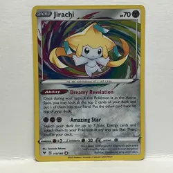 2020 Pokemon Jirachi 119/185 Amazing Rare Vivid Voltage - Image 1