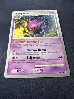 Pokemon TCG 2009 World Championship Jason Martinez Gengar Rare 18/100 NM/LP B - Image 3