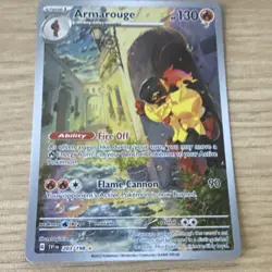 Pokemon Armarouge Illustration Rare 203/198 SV01 Scarlet & Violet Holo 130HP Eng - Image 1