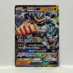 Machamp GX 64/147 Burning Shadows Holo Sun & Moon Pokemon - Image 1