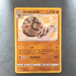 Pokemon - Shining Fates - Sandaconda SV071/SV122 - Baby Shiny - NM - Image 1