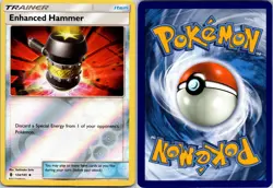 Enhanced Hammer 124/145 UC Guardians Rising Pokemon Reverse Holo NM - Image 3