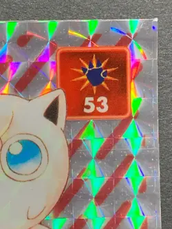 Jigglypuff 164 Pokemon Sticker Seal Japanese Amada 1996 Holo NINTENDO RARE - Image 3