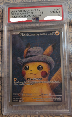 Pikachu with Grey Felt Hat #85 Pokemon Promo, PSA 10 - Image 1